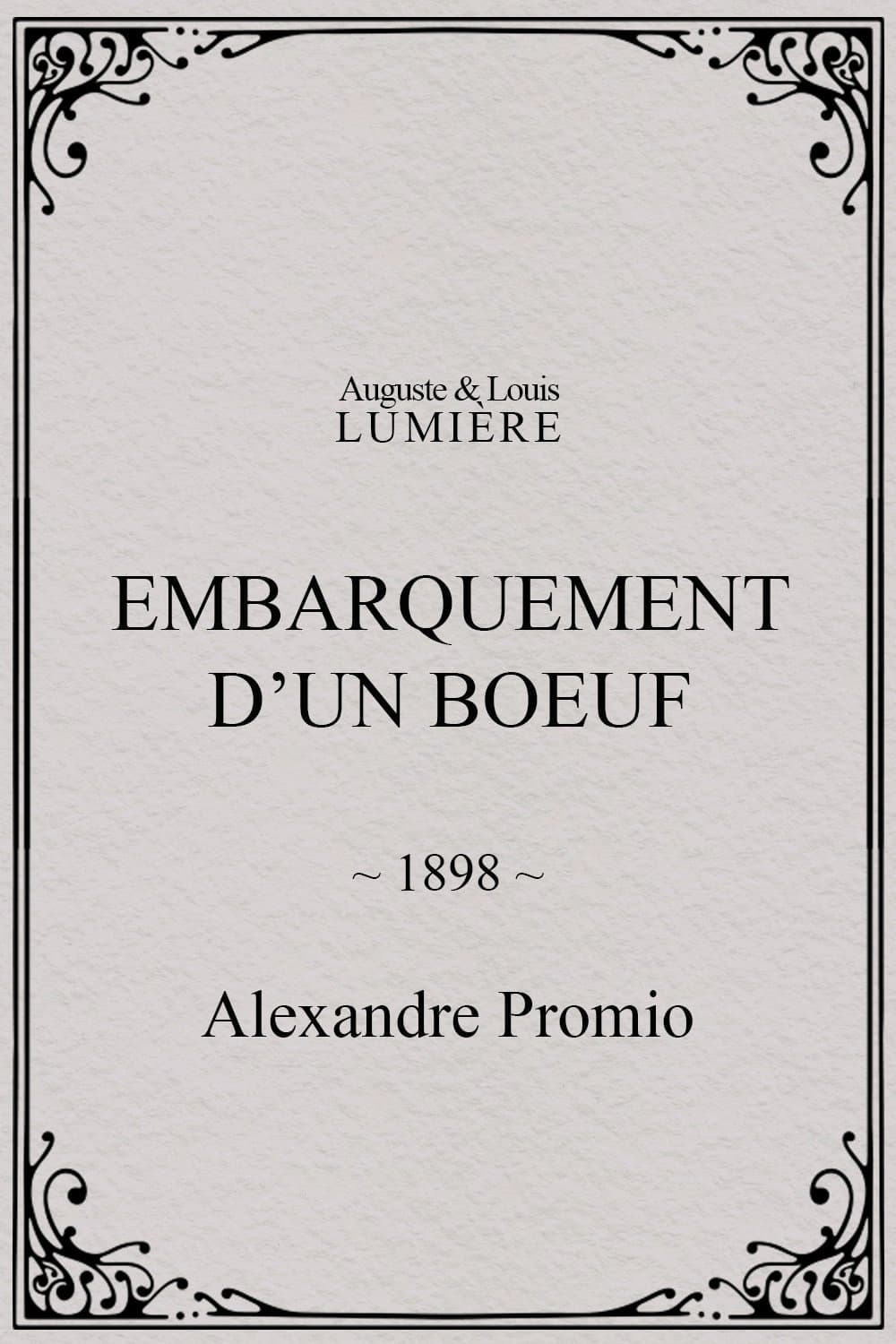 Embarquement d’un boeuf